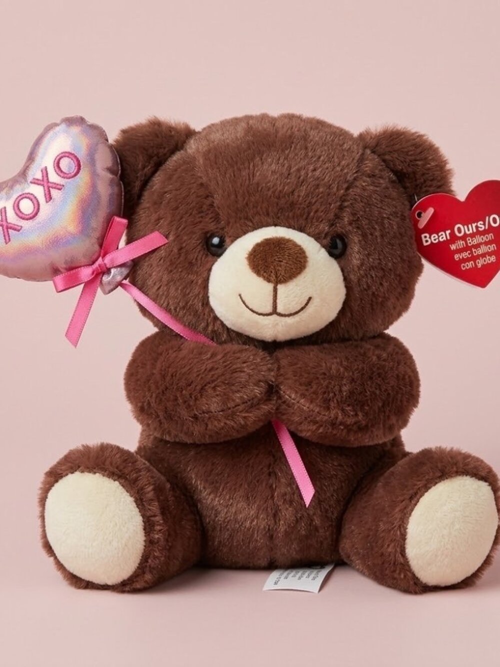 NWT‎ Pink & Brown XOXO Mini Bear